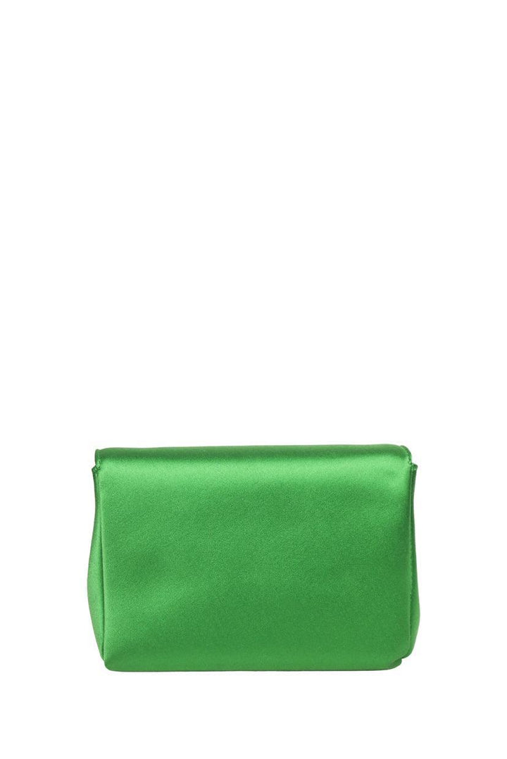 Jimmy Choo Crystal Buckle Soft Madeline Satin Mini Crossbody Bag