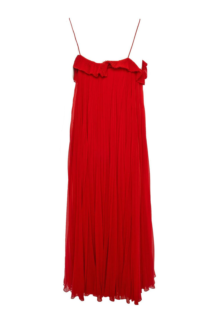 Adam Lippes Size 10 Pleated Tank Dress