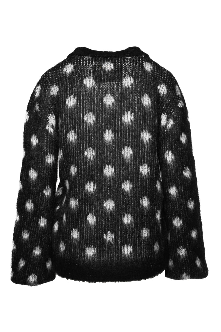 Marni Size 42 Polka Dot Cardigan