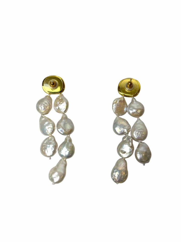 Lizzie Fortunato Turquoise and Pearl  Earrings