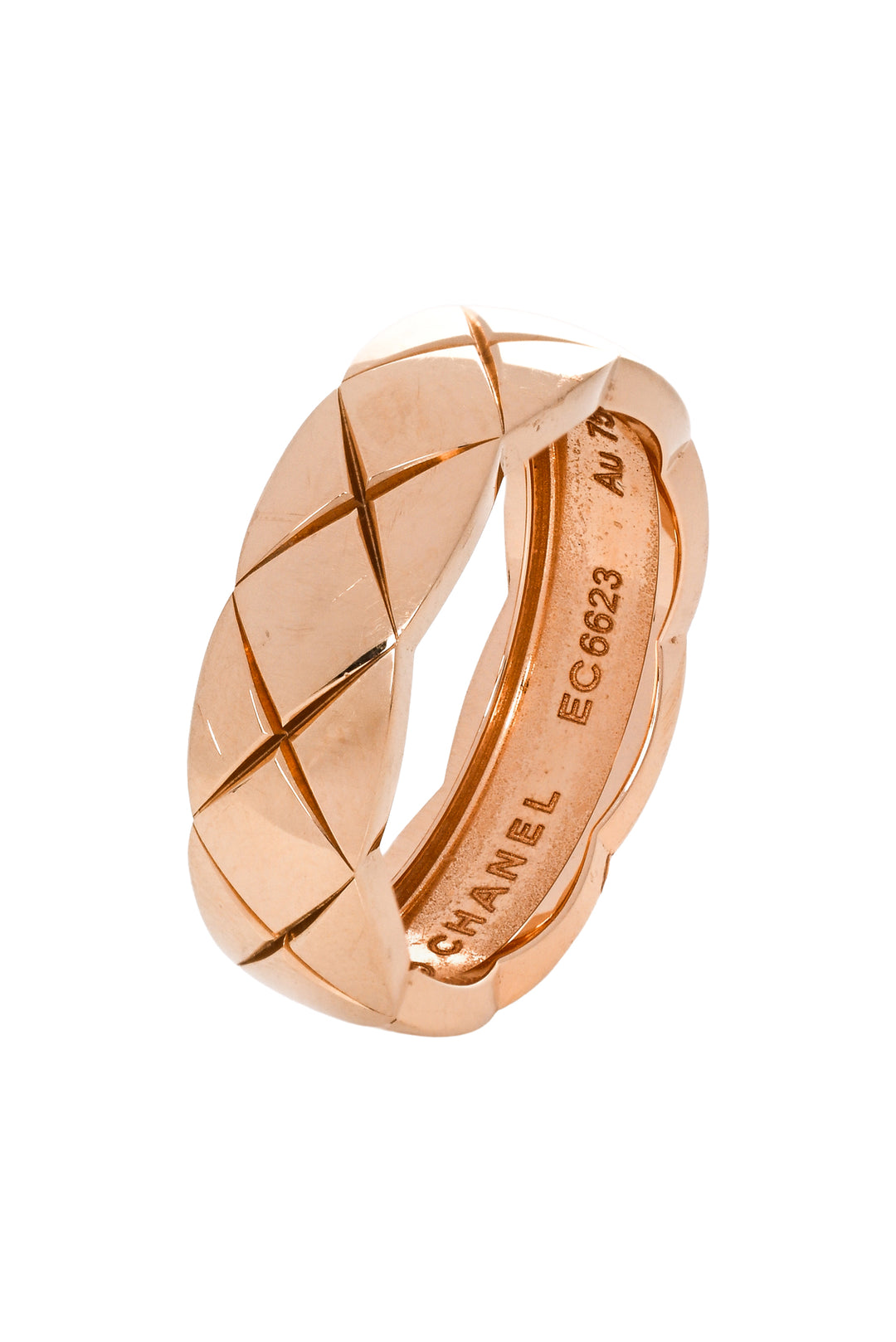 Chanel Size 8 2026 18K Beige Gold Coco Crush Ring