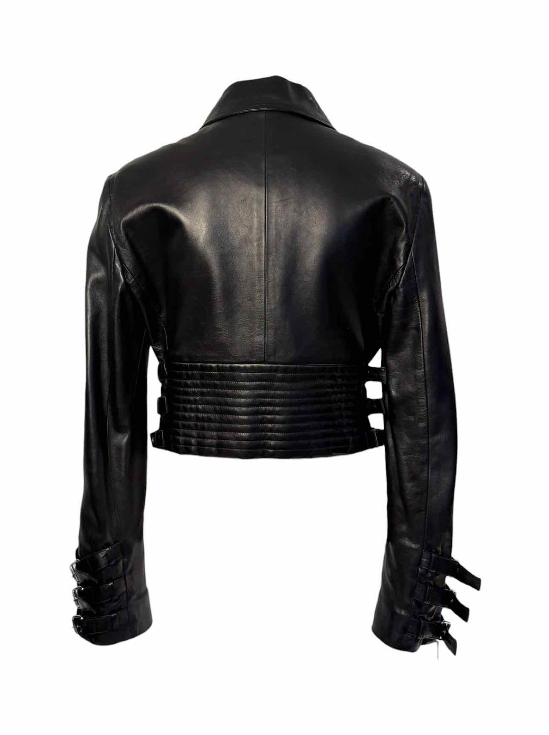 Celine Size 44 Leather Moto Jacket