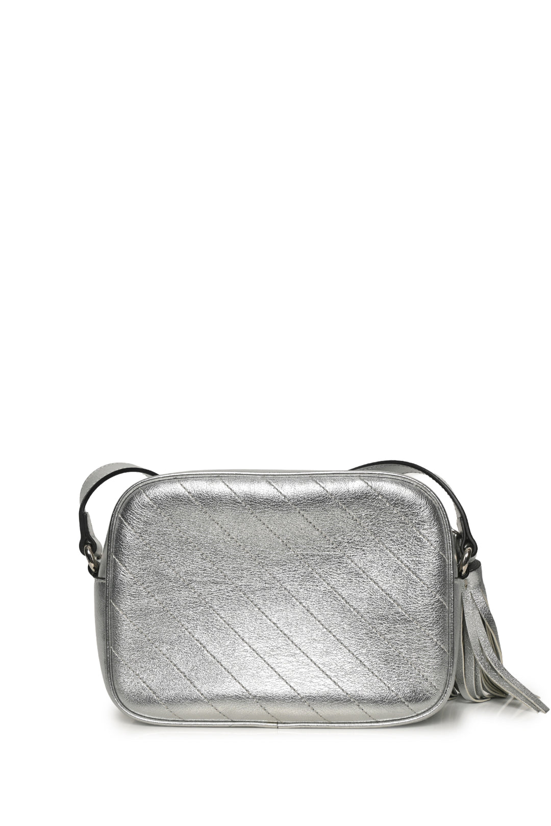 Gucci Quilted Metallic Leather Blondie Small Crossbody Shoulder Bag