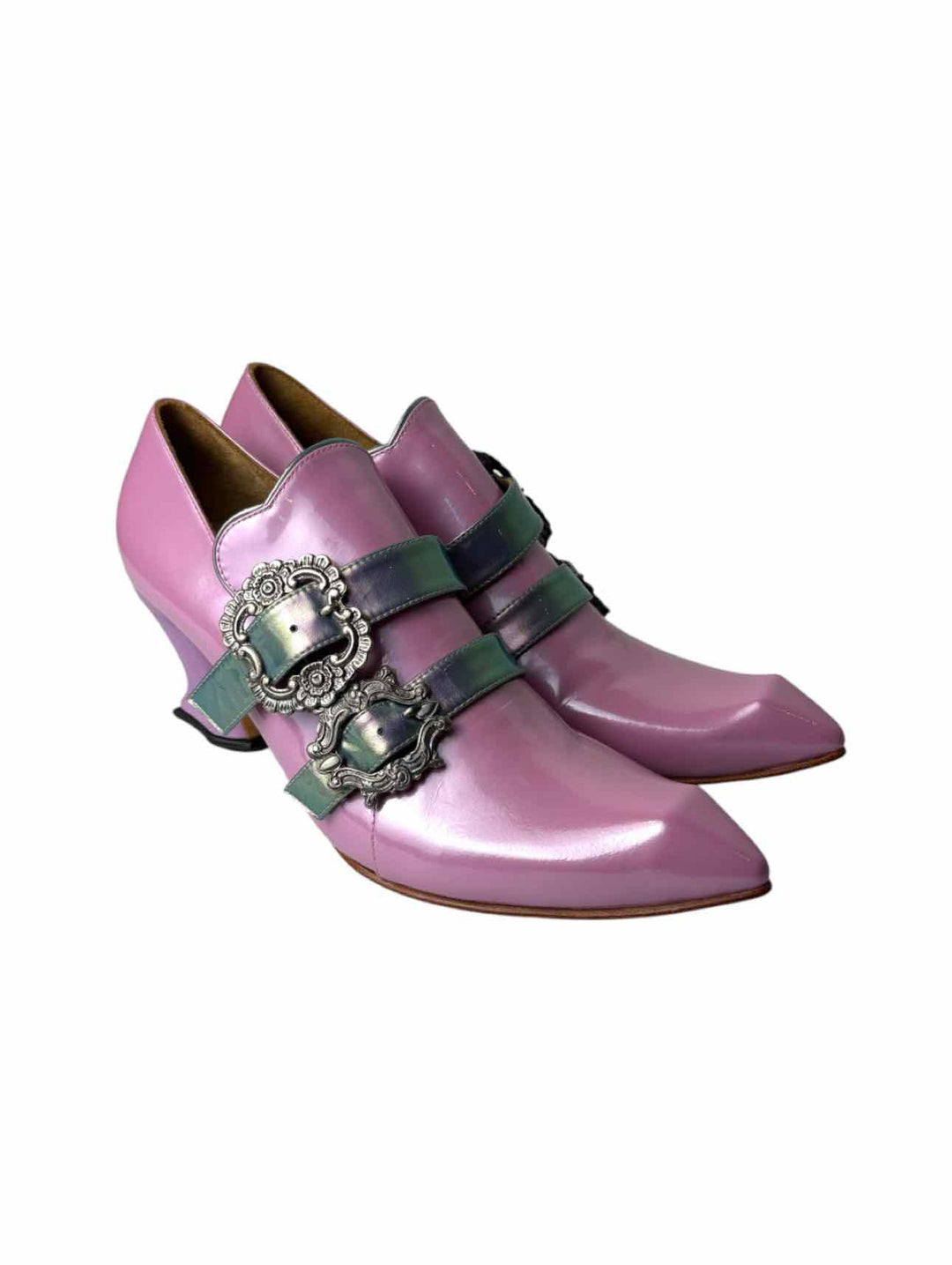 Fluevog Size 11 Classy Strozzi Heeled Loafers