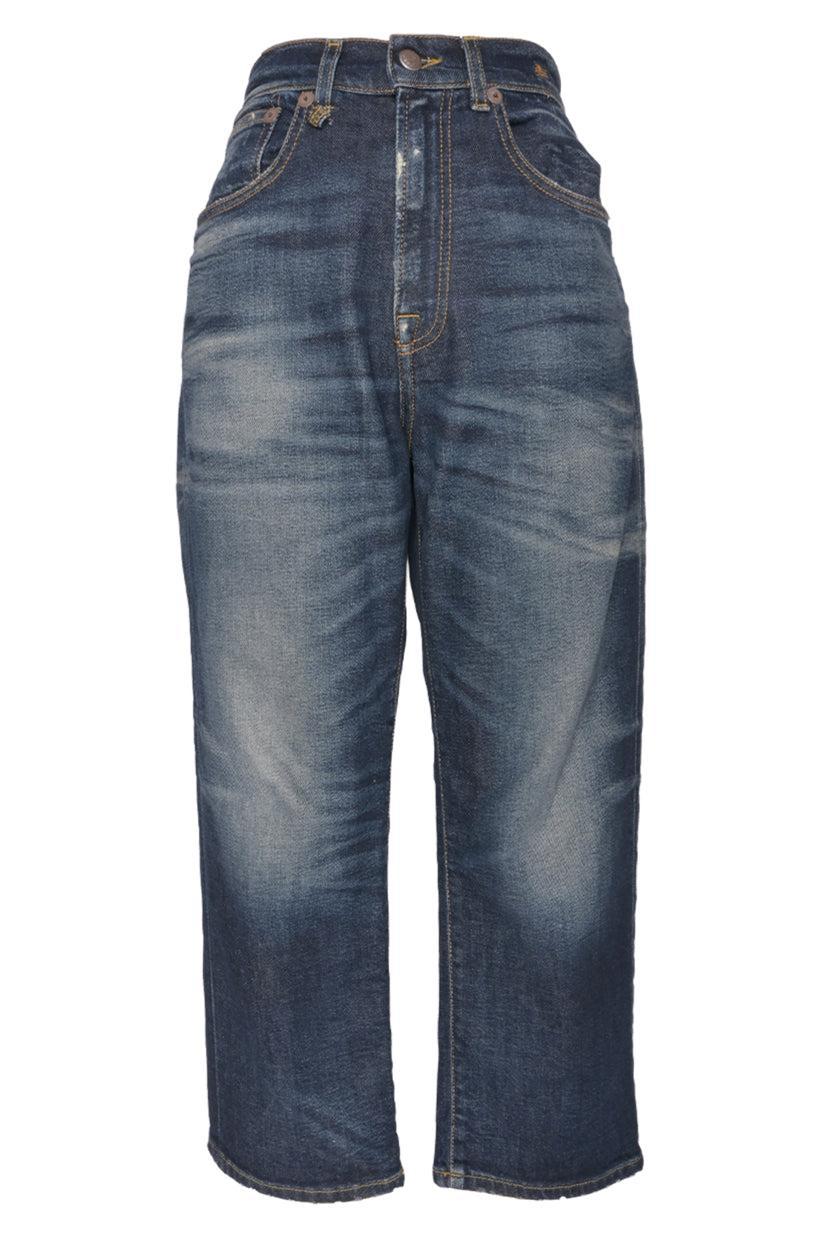 R13 Size 23 Cropped Fade Jeans