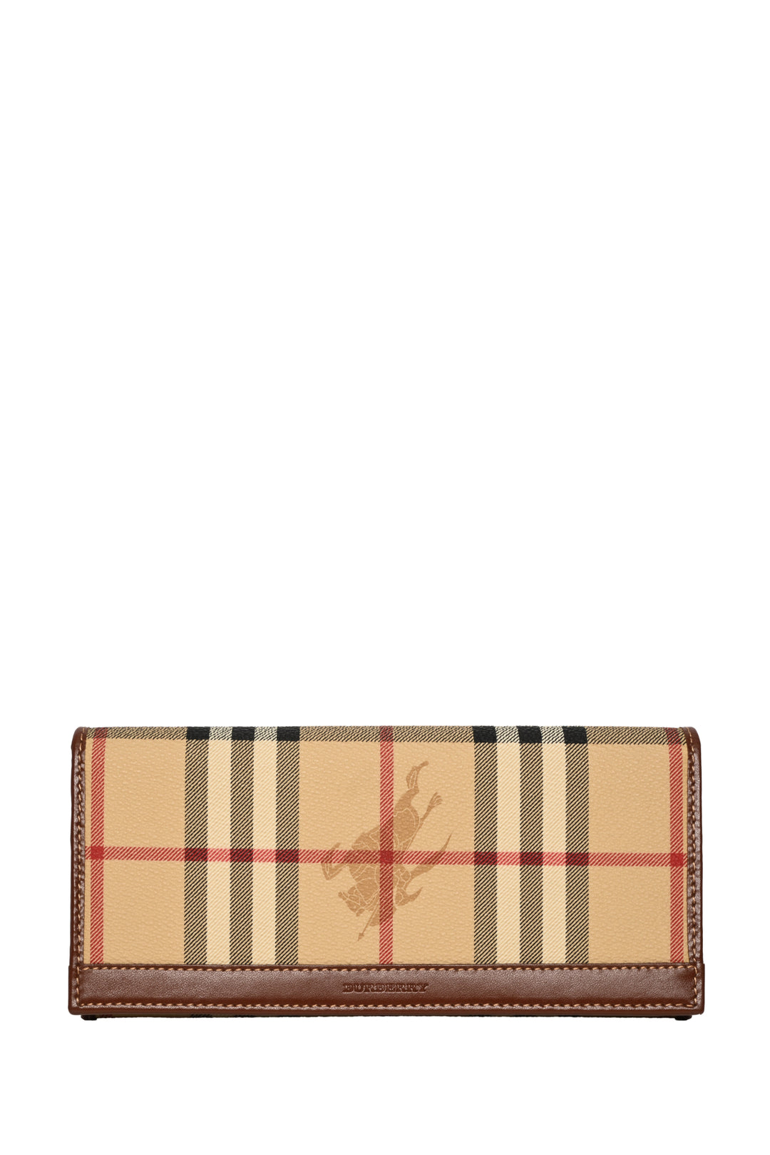 Burberry Coated Canvas Check Wallet