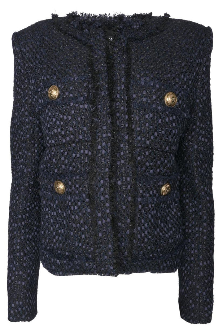 Balmain Size L Tweed Blazer