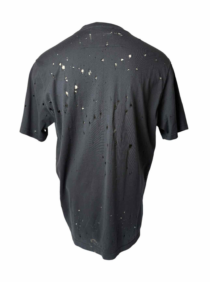 Givenchy Size L Men's Distressed Graphic Logo T-shirt
