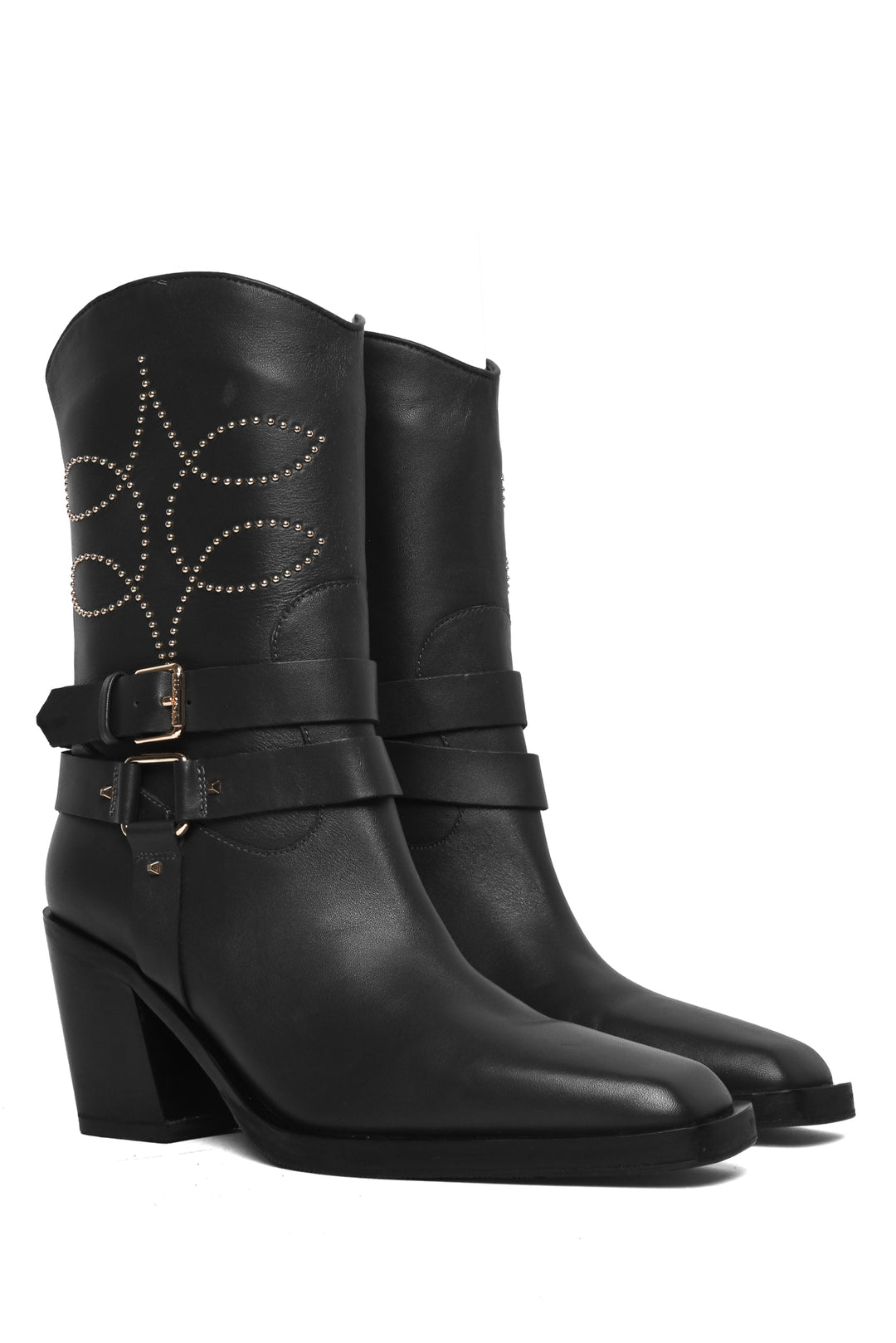 Marccain Size 39 Leather Western Boots
