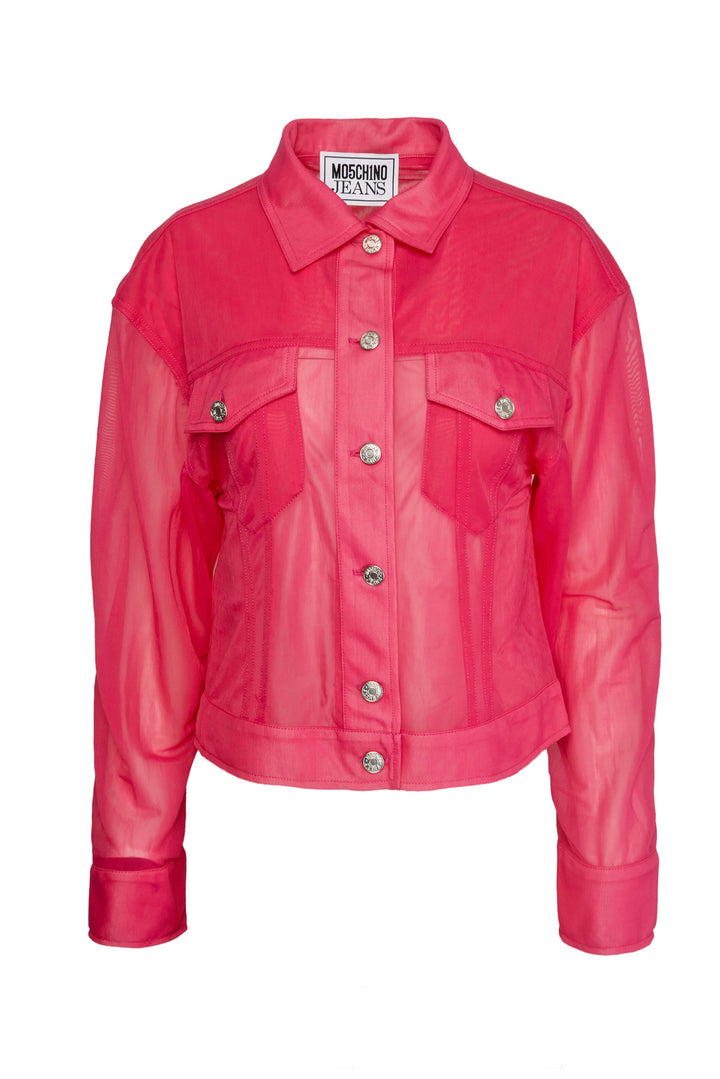 Moschino Jeans Size 6 Sheer Jacket