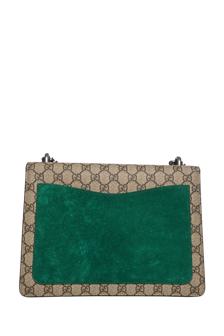Gucci GG Supreme Embroidered Medium Dionysus Shoulder Bag