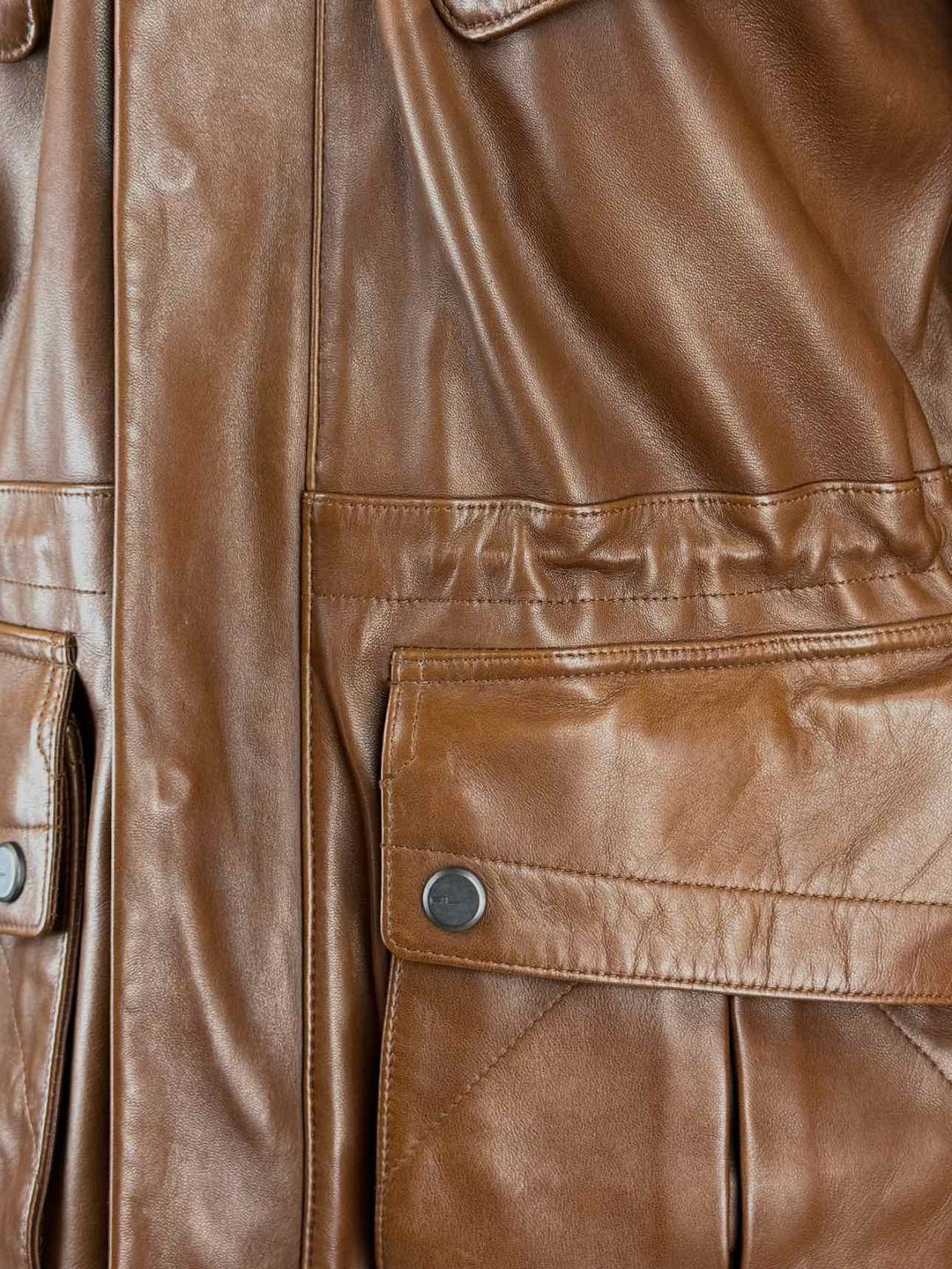 Ralph Lauren Size S Cinch Waist Leather Jacket