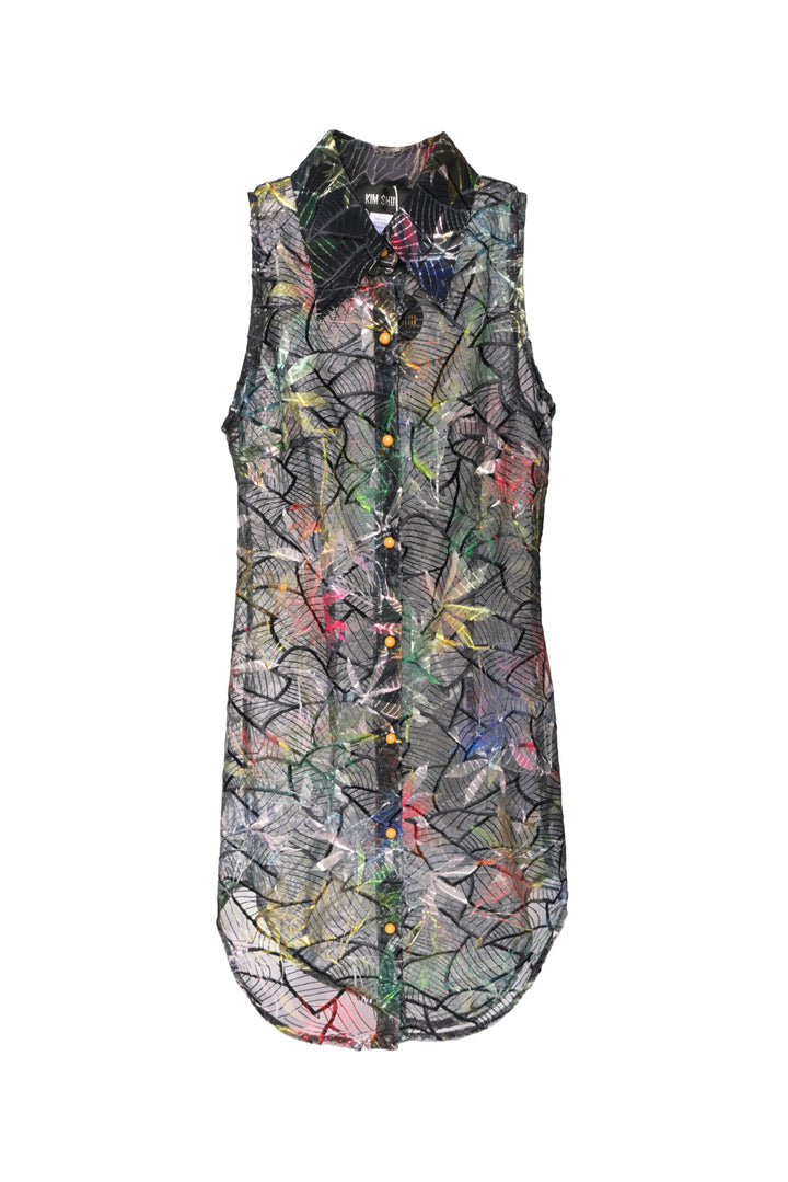 Kim Shui Size XS Pattern Sheer Dress