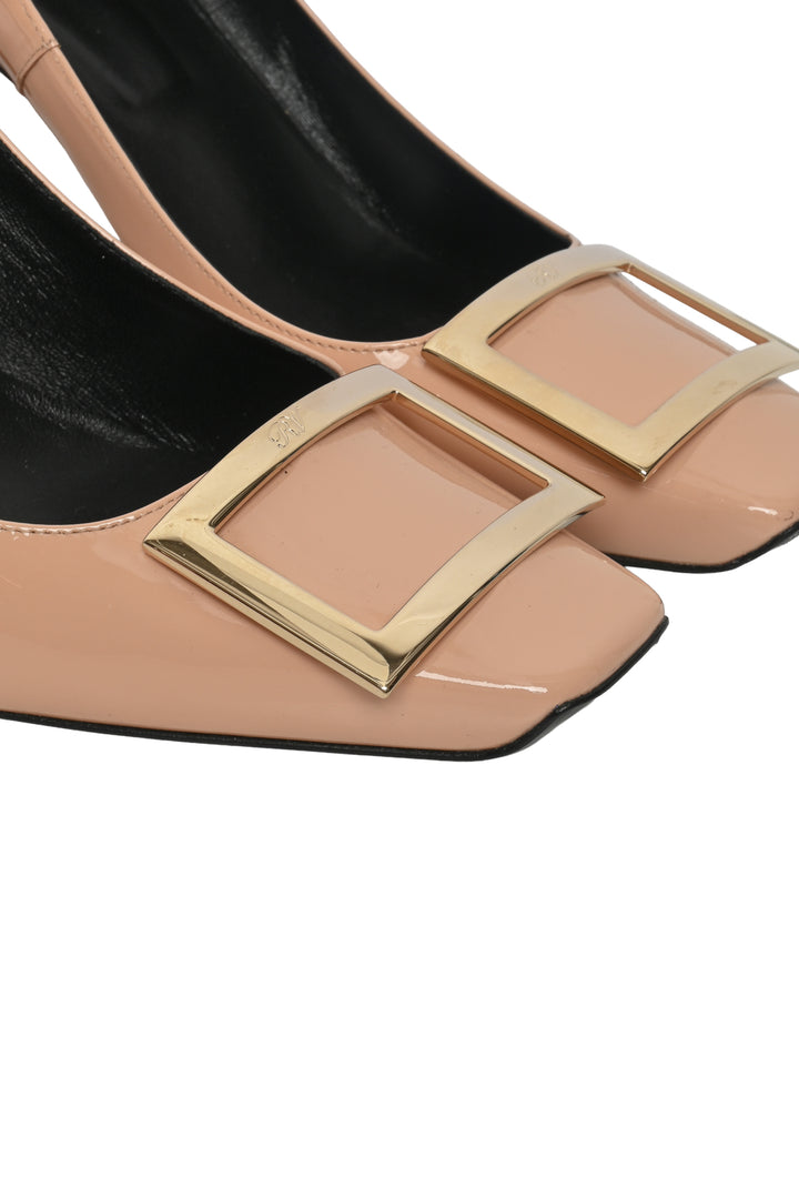 Roger Vivier Size 40 Trompette Patent Leather Pumps