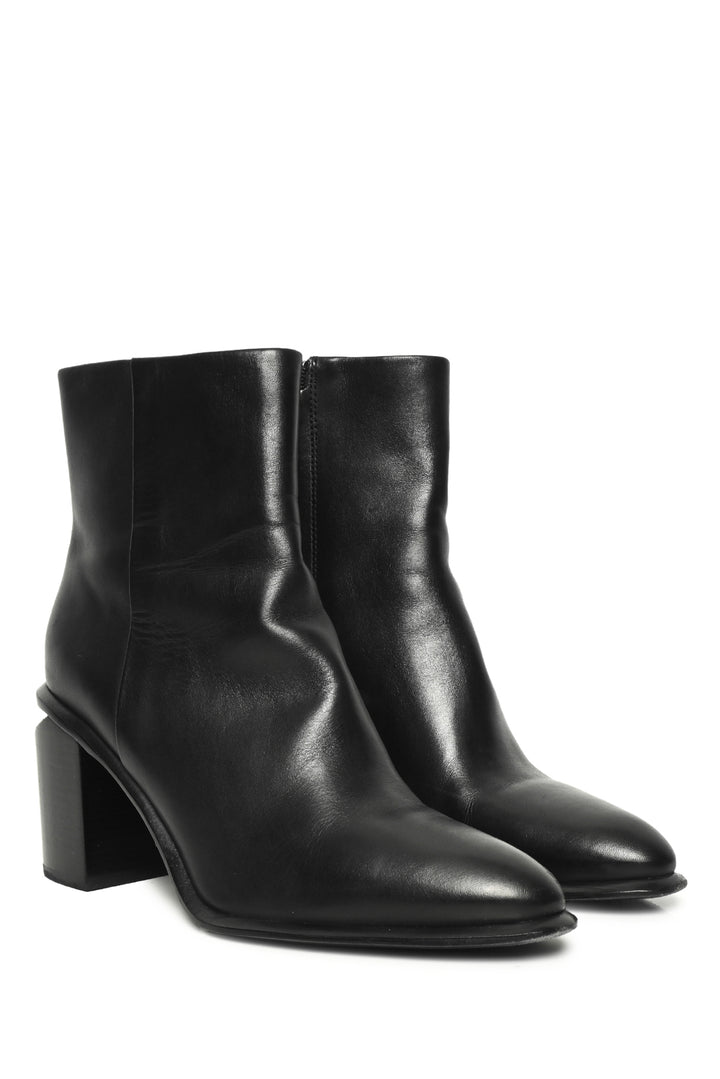 Alexander Wang Size 38.5 Gabi Cutout Leather Ankle Boots