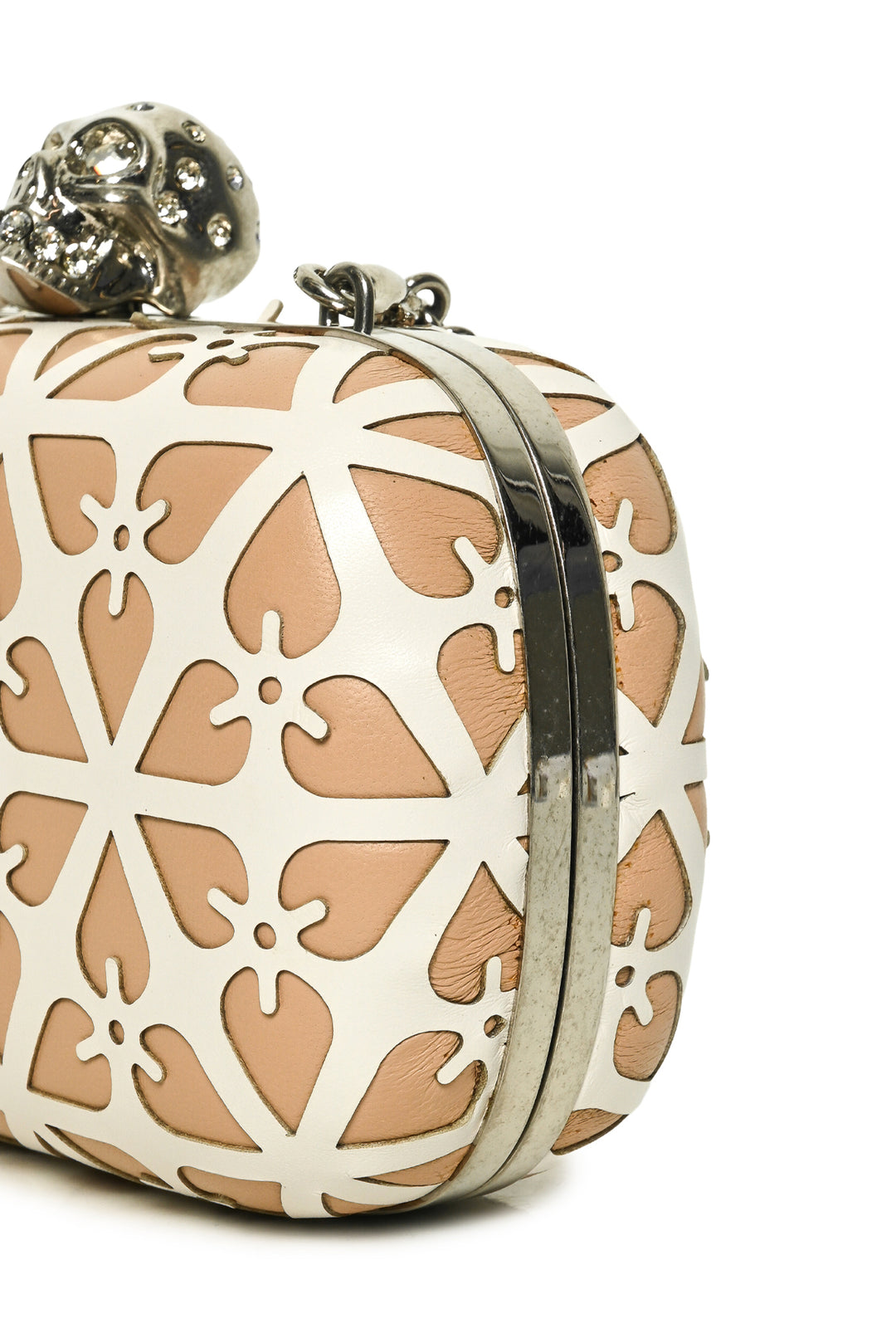 Alexander Mcqueen Embellished Skull Clutch
