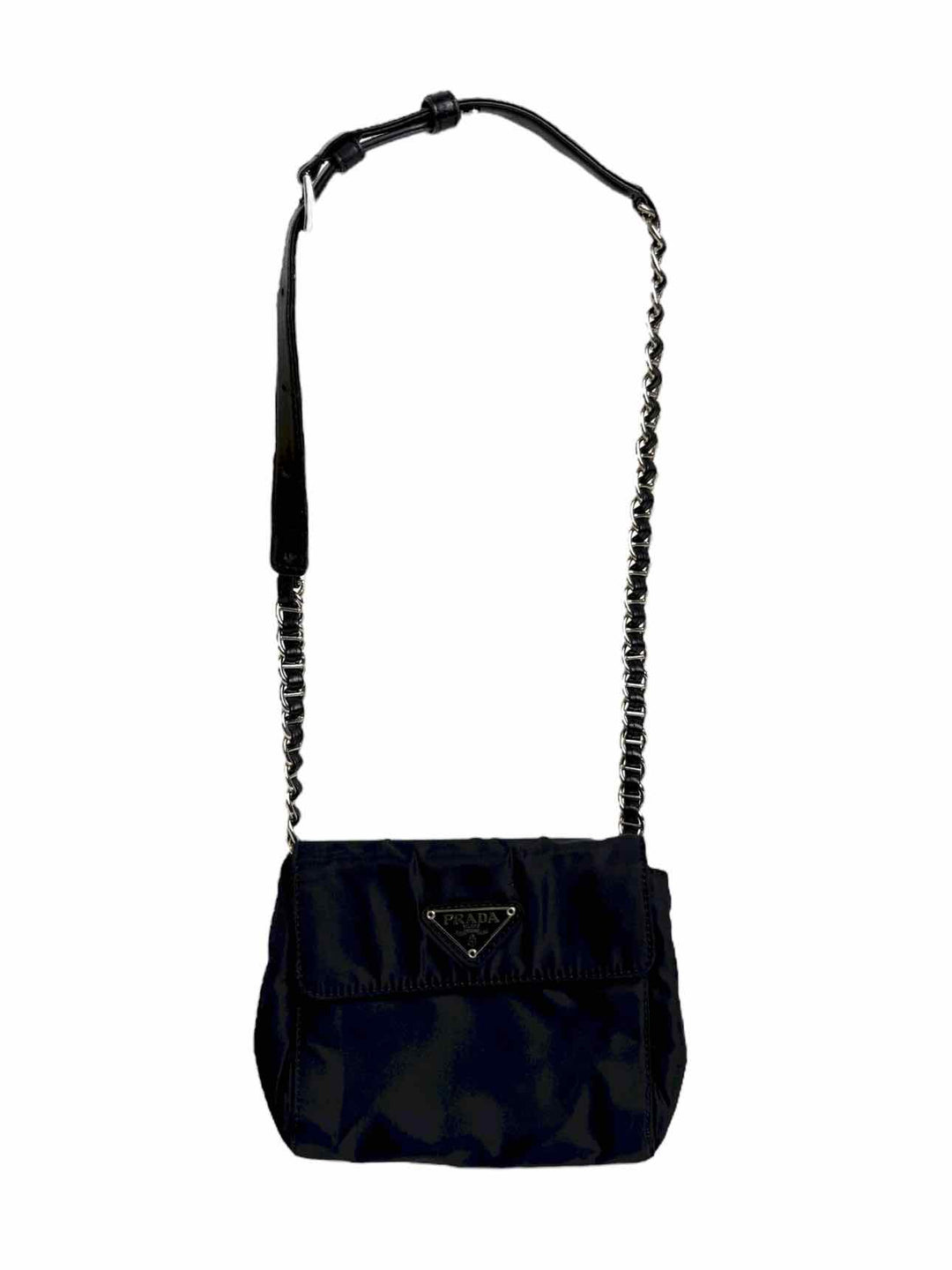 Prada Mini Tessuto Catena Crossbody
