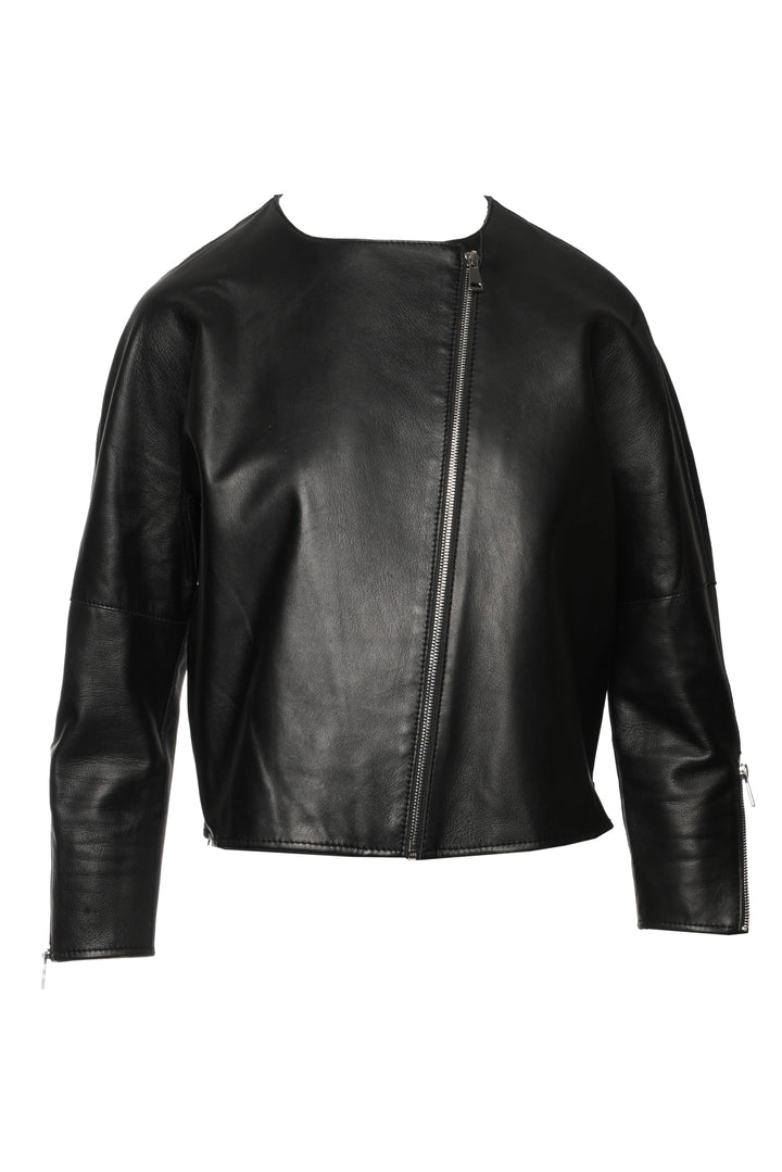 maje Size 40 Lamb Leather Jacket