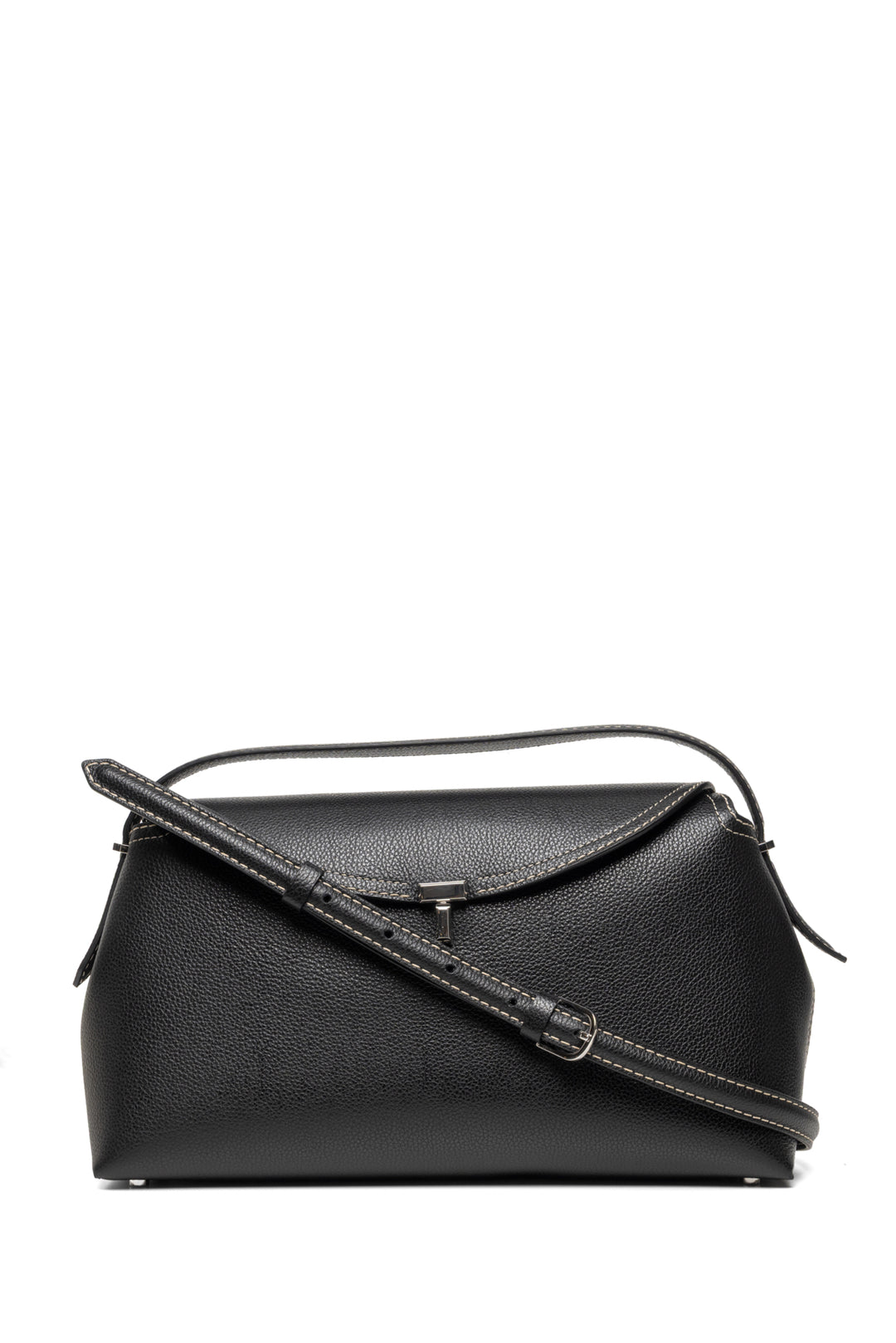 Toteme T-Lock Leather Shoulder Bag