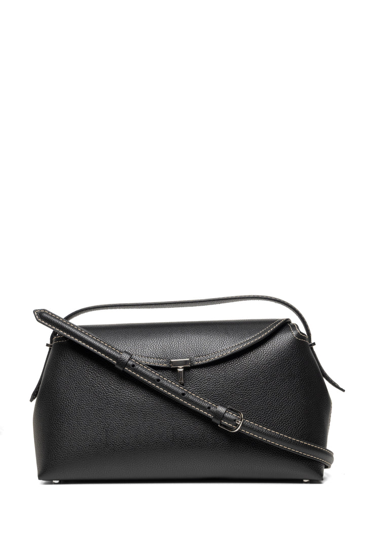 Toteme T-Lock Leather Shoulder Bag