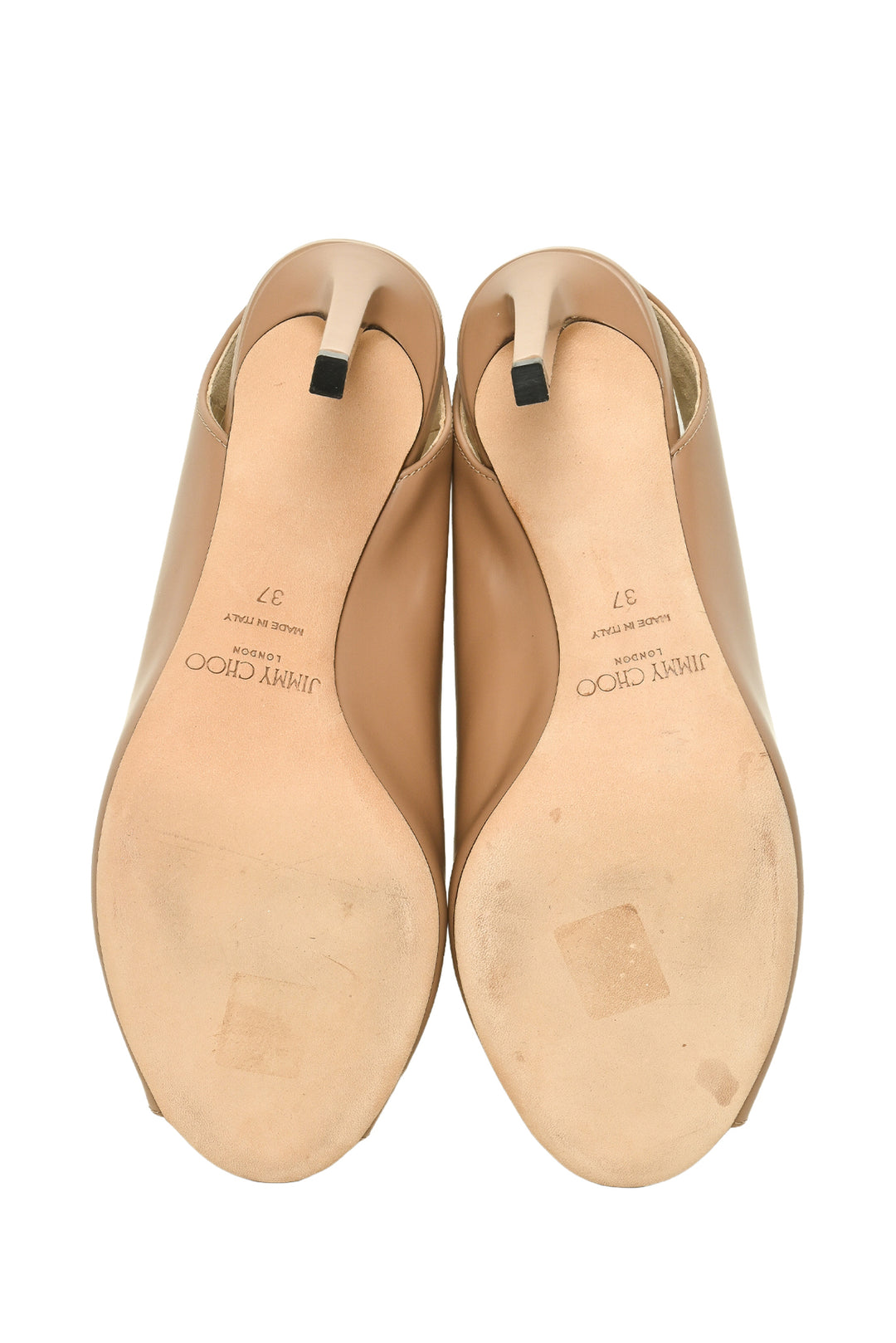 Jimmy Choo Size 37 Shar 85 Peep Toe Sandals