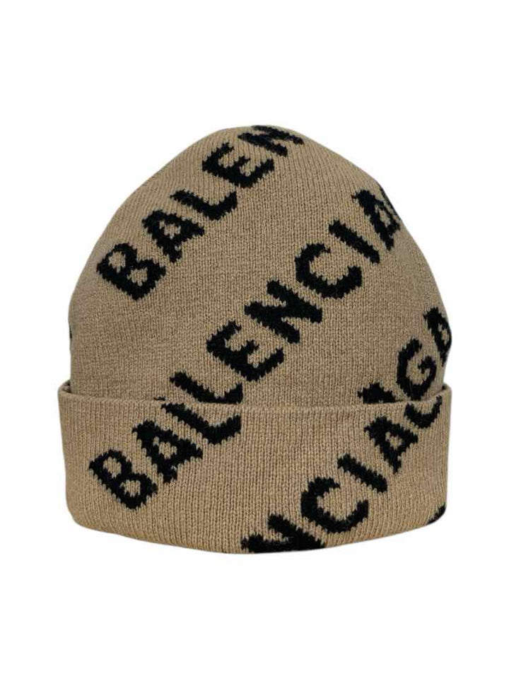 Balenciaga Size OS 2021 Allover Logo Beanie Hat