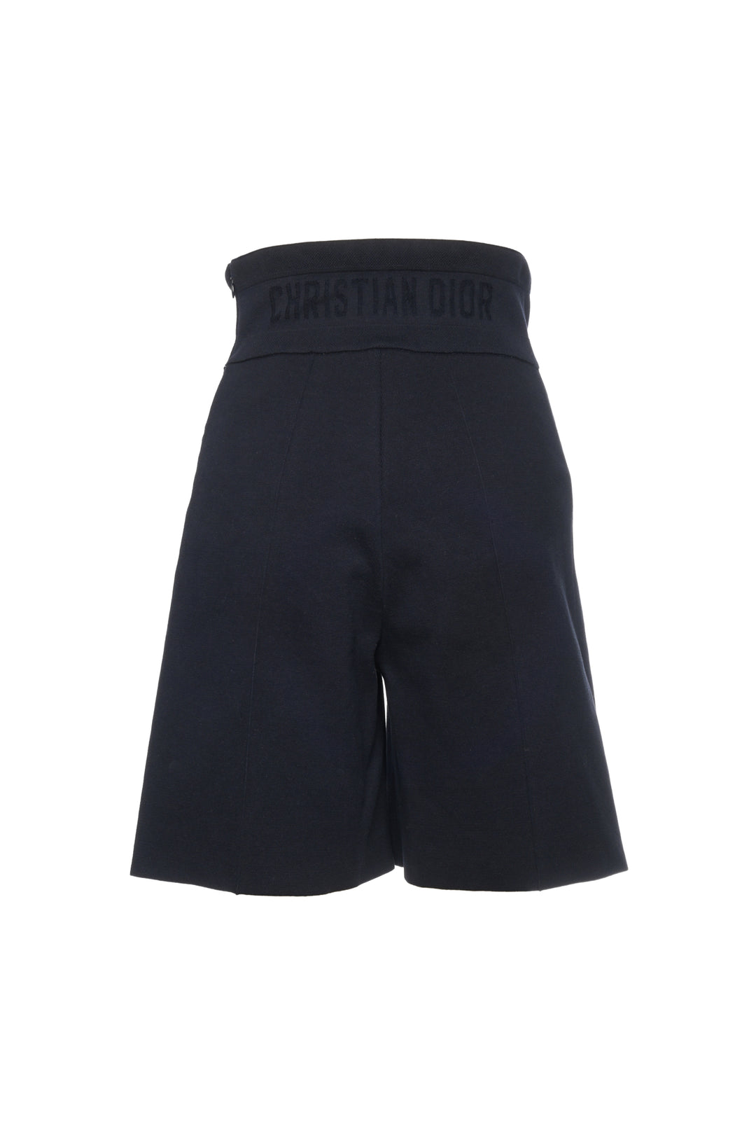 Dior Size 4 High Waisted CD Button Detail Shorts