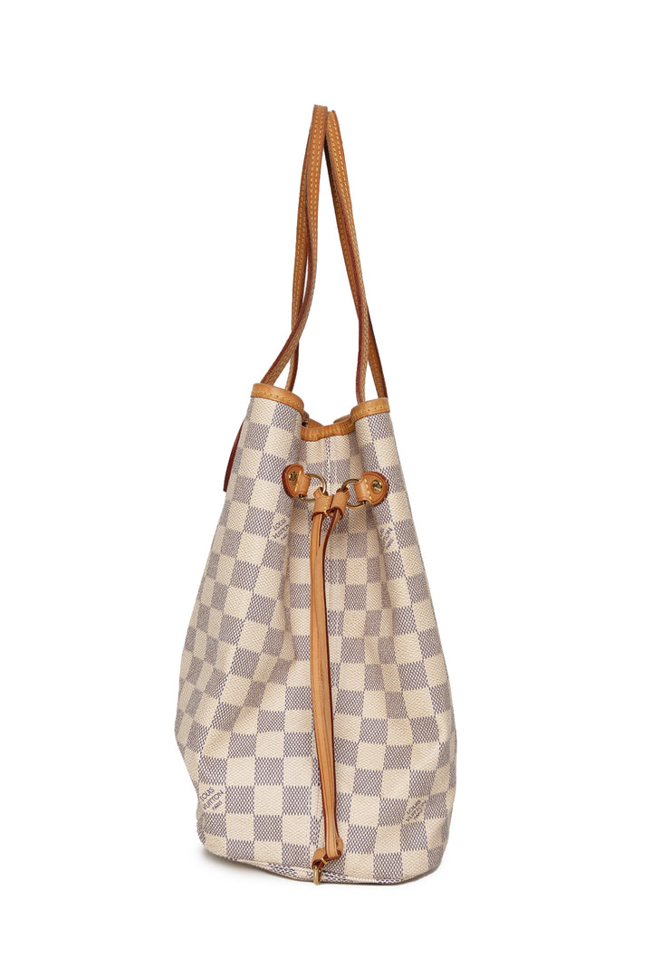 Louis Vuitton 2012 Damier Azur Neverfull MM Tote