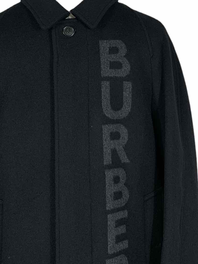Burberry Size 46 Men's Wool & Cashmere Logo Coat