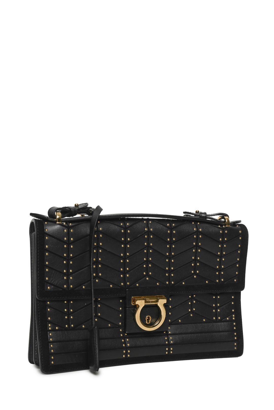 Salvatore Ferragamo Aileen Leather Shoulder Bag