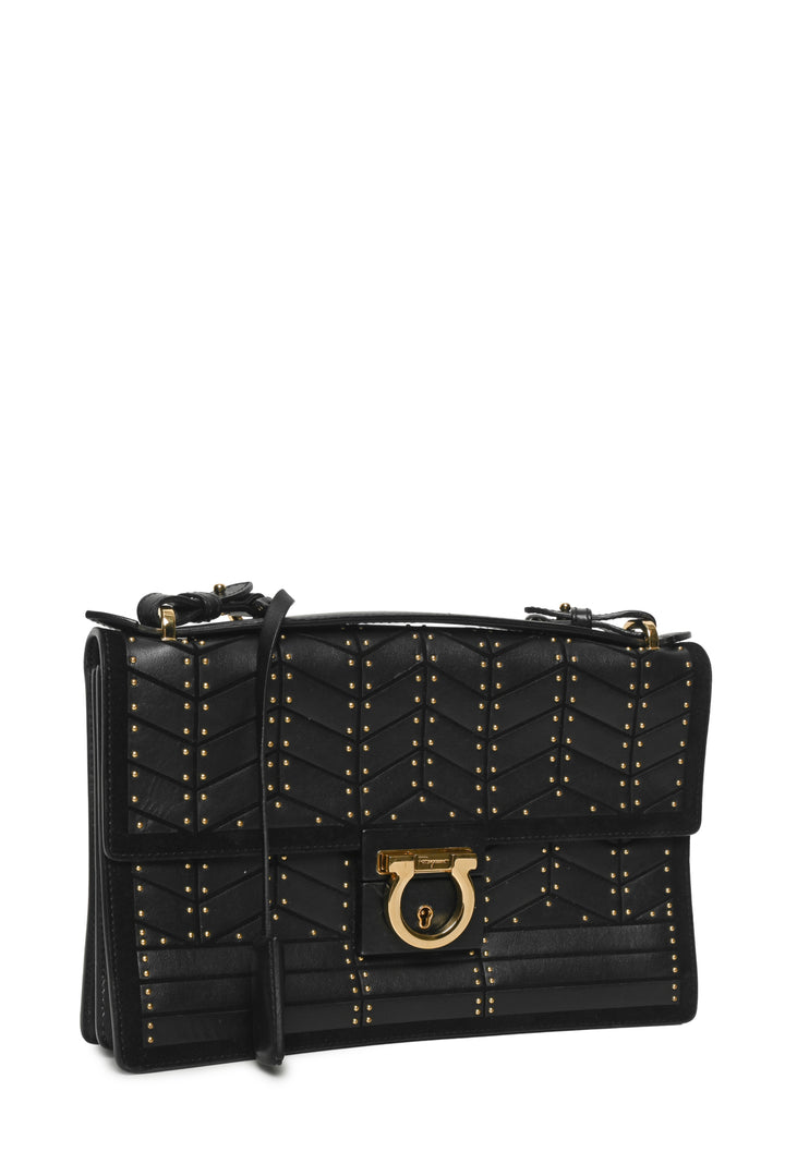 Salvatore Ferragamo Aileen Leather Shoulder Bag