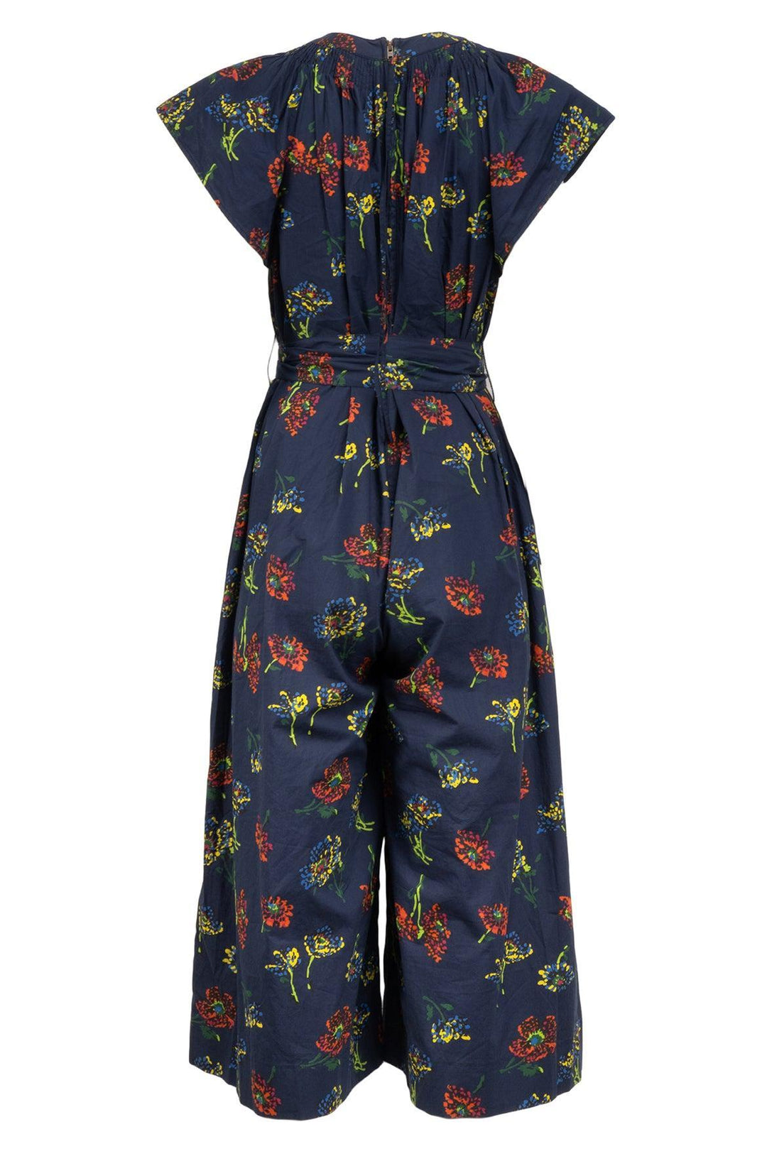 Ulla Johnson Size 2 Coralie Floral Print Wide Leg Jumpsuit
