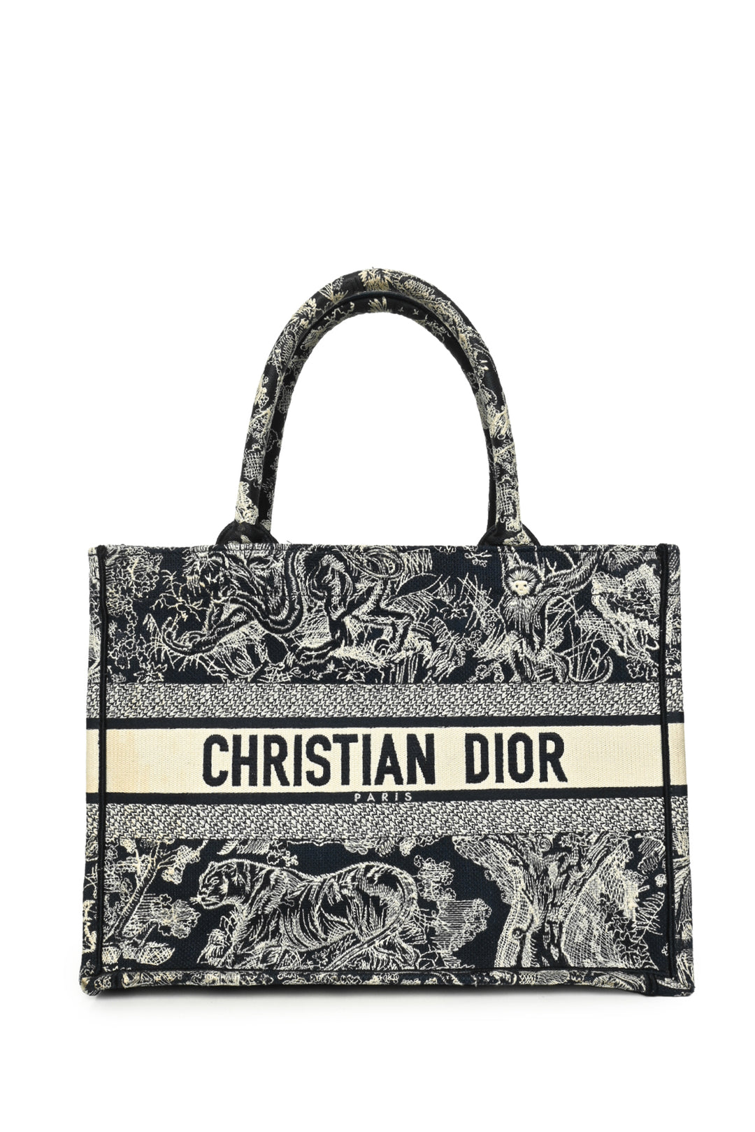 Dior 2022 Toile de Jouy Reverse Medium Book Tote