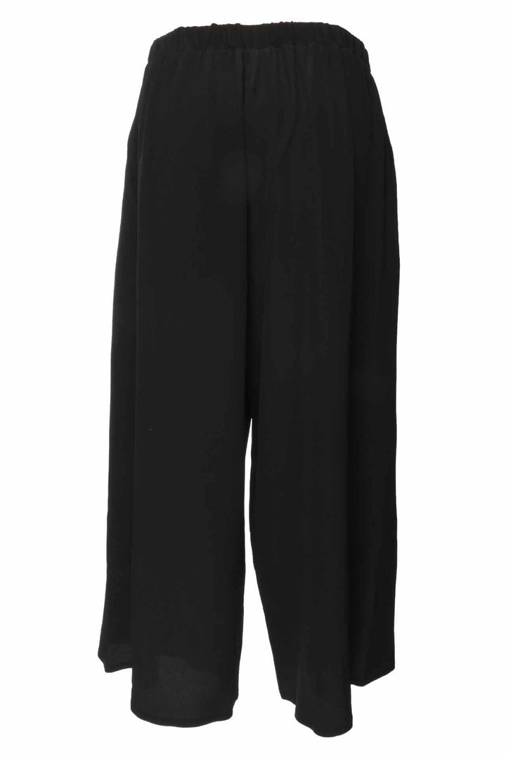 Dusan Size XL Cropped Palazzo Silk Pants