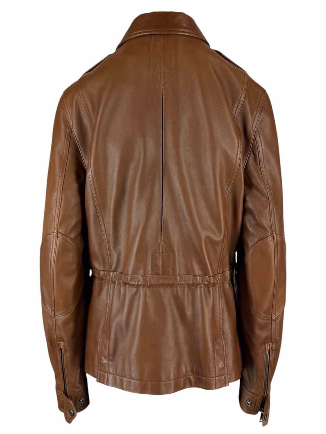 Ralph Lauren Size S Cinch Waist Leather Jacket