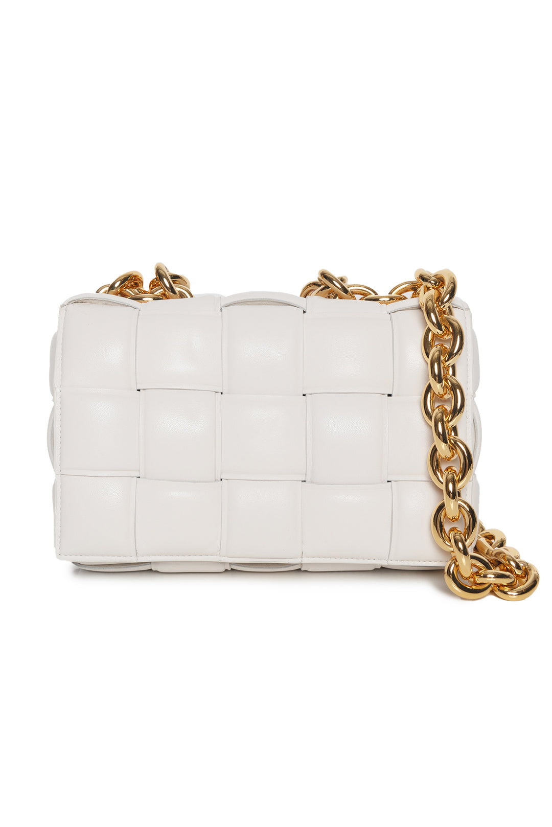 Bottega Veneta Chain Cassette Padded Intrecciato Leather Crossbody