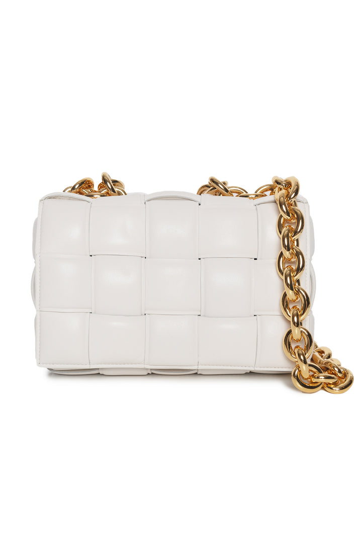 Bottega Veneta Chain Cassette Padded Intrecciato Leather Crossbody