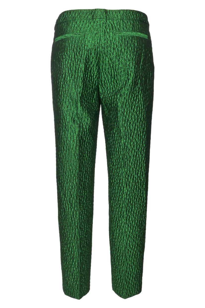 Dries Van Noten Size 36 Richy Embossed Pants