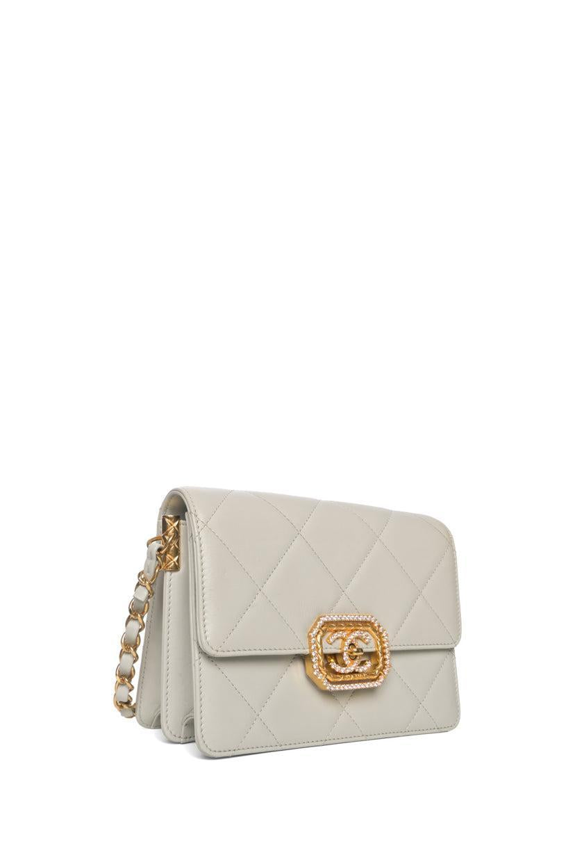Chanel 2022-2023 CC Strass Mini Flap Bag