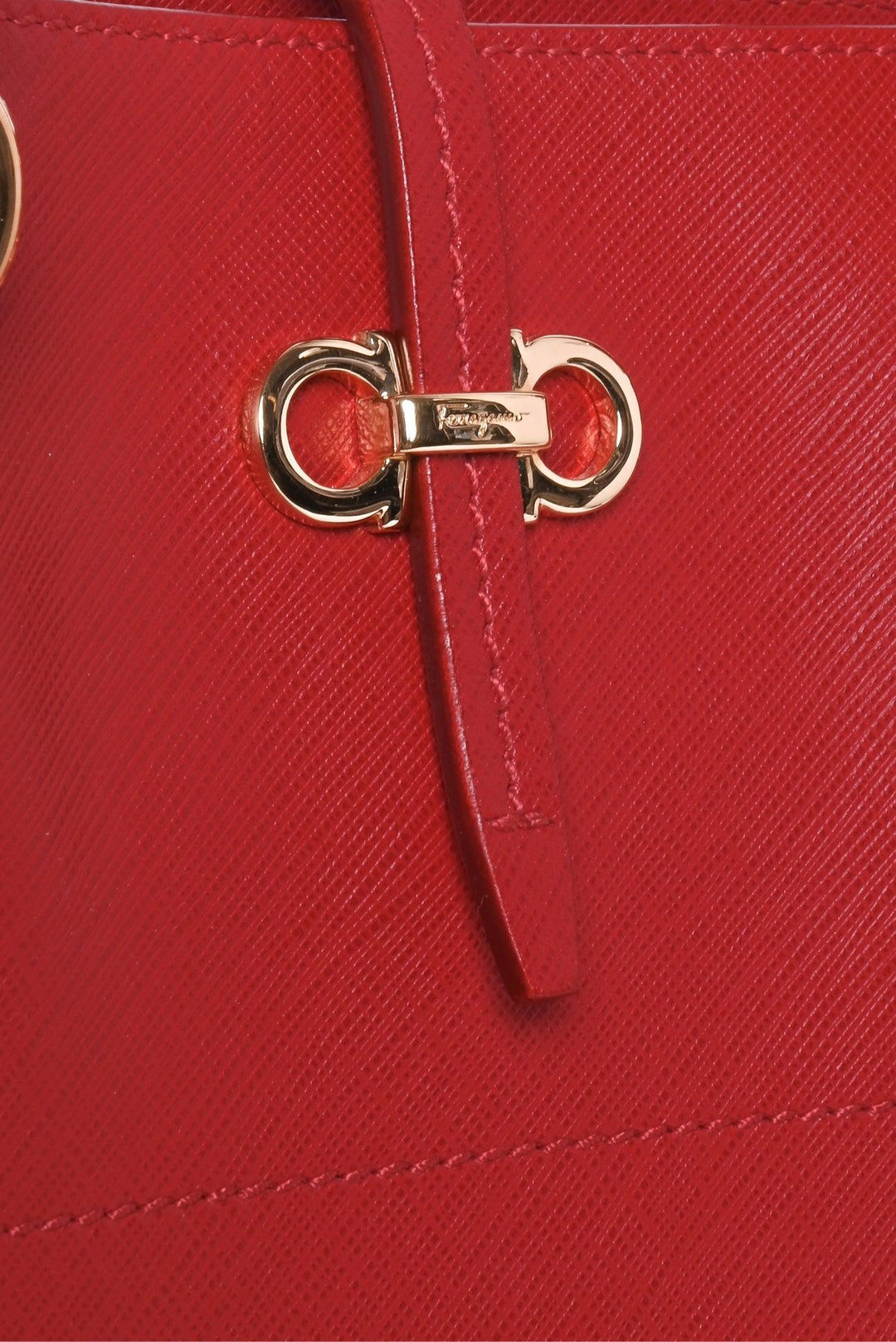 Salvatore Ferragamo Saffiano Leather Briana Small Tote