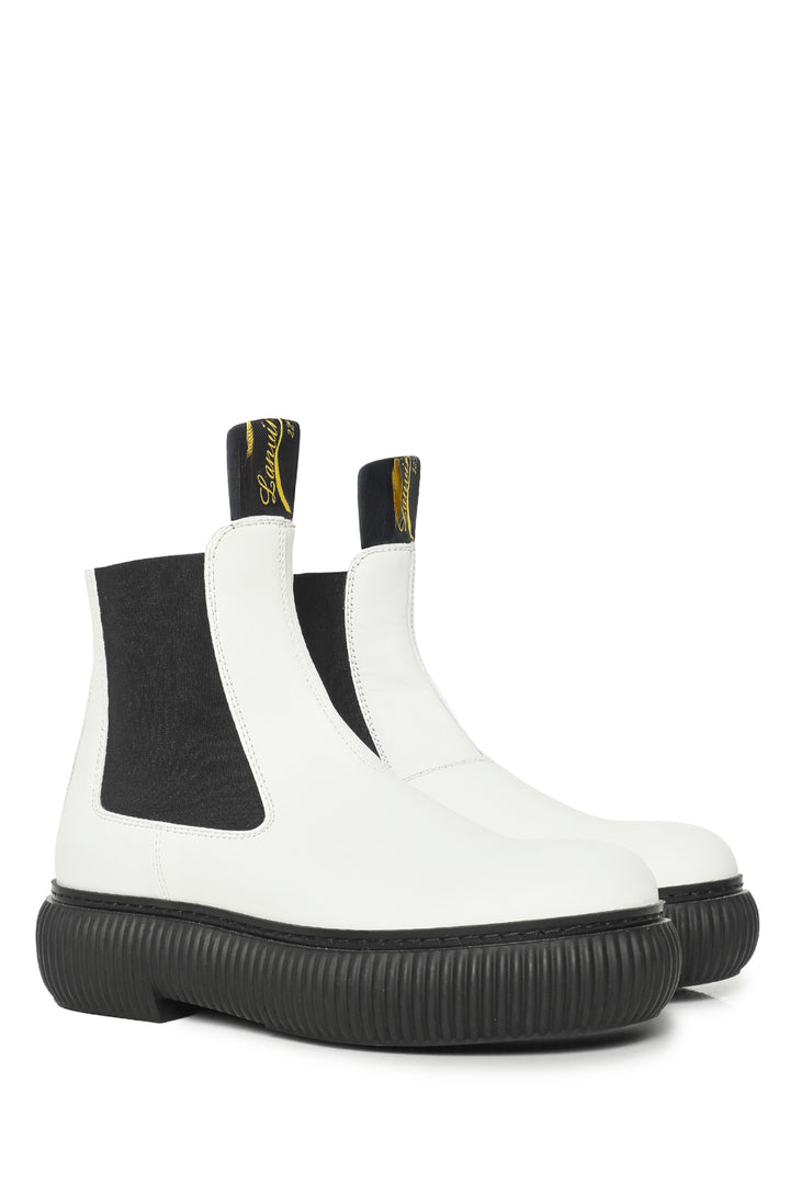 Lanvin Size 39 Leather Chelsea Boots