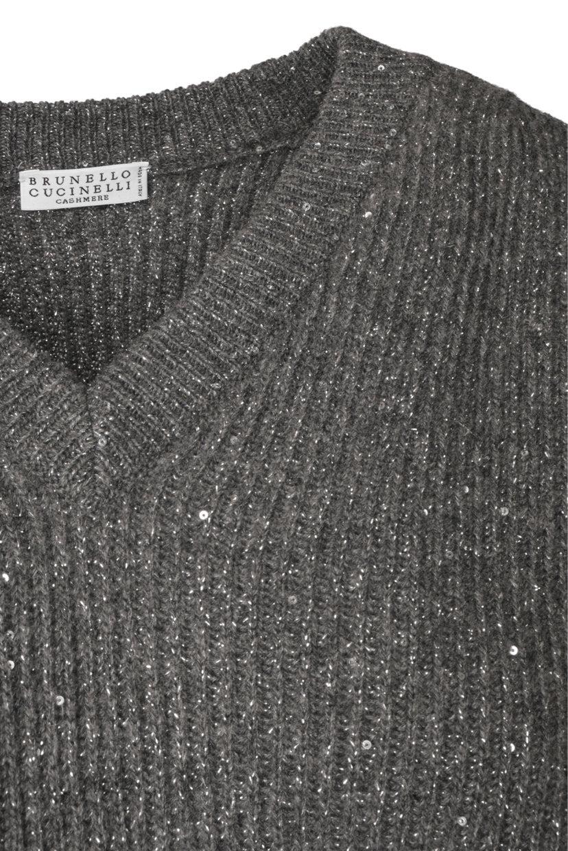 Brunello Cucinelli Size XS Sequin Cashmere Blend Sweater
