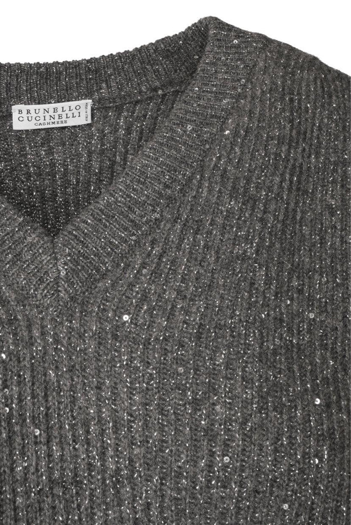 Brunello Cucinelli Size XS Sequin Cashmere Blend Sweater