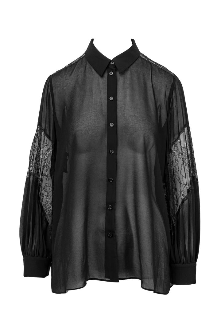 Moschino Size 10 Lace Inset Blouse