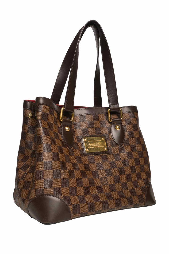 Louis Vuitton 2009 Damier Ebene Hampstead PM Tote