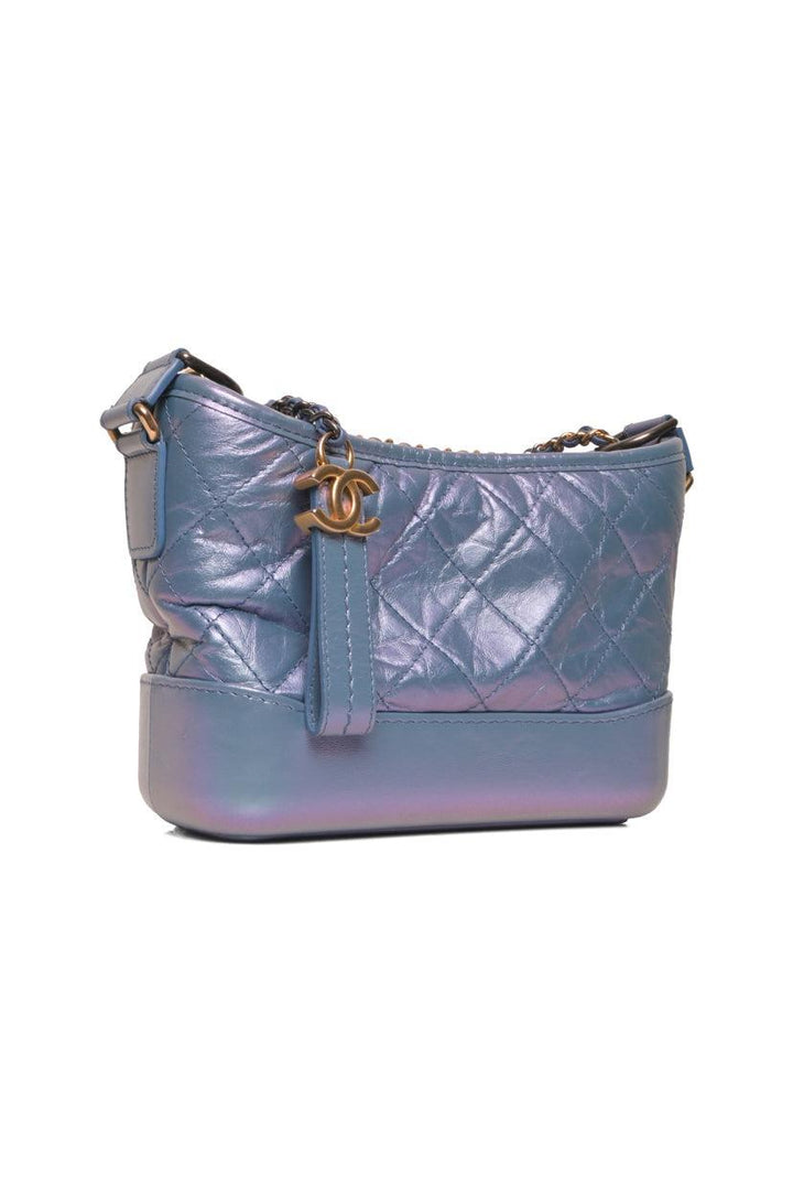 Chanel 2019 Small Gabrielle Iridescent Chain Hobo