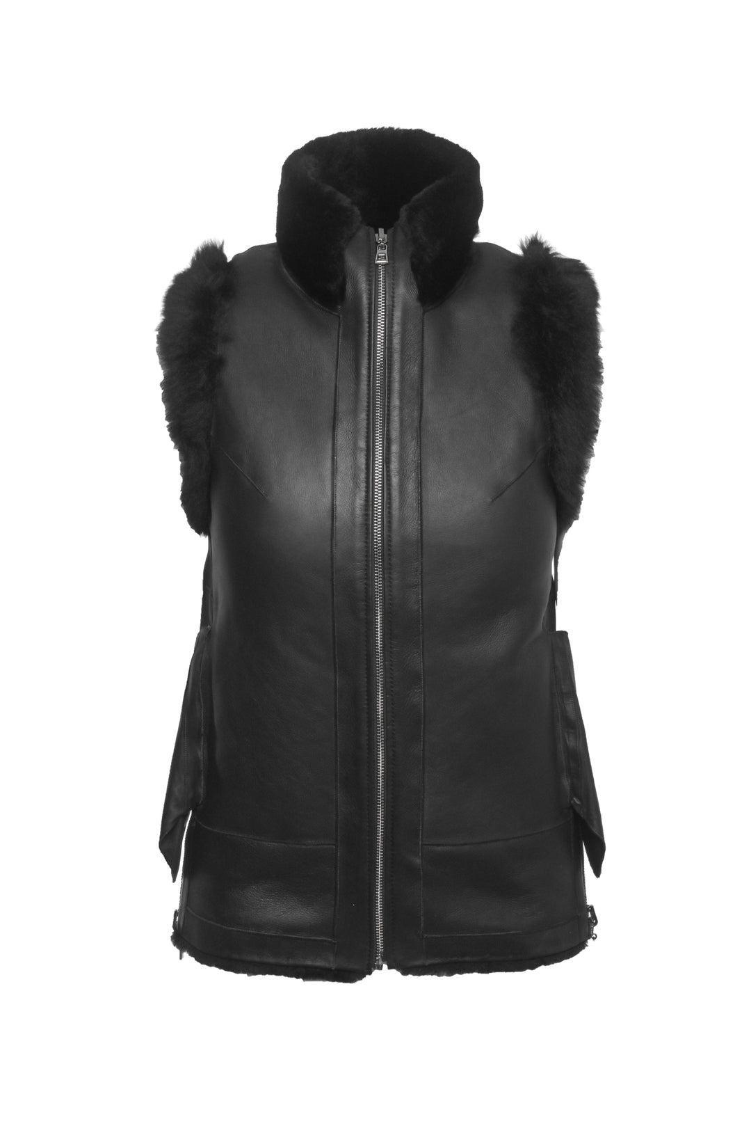 Rocco Ragni Size XS Reversible Shearling Vest