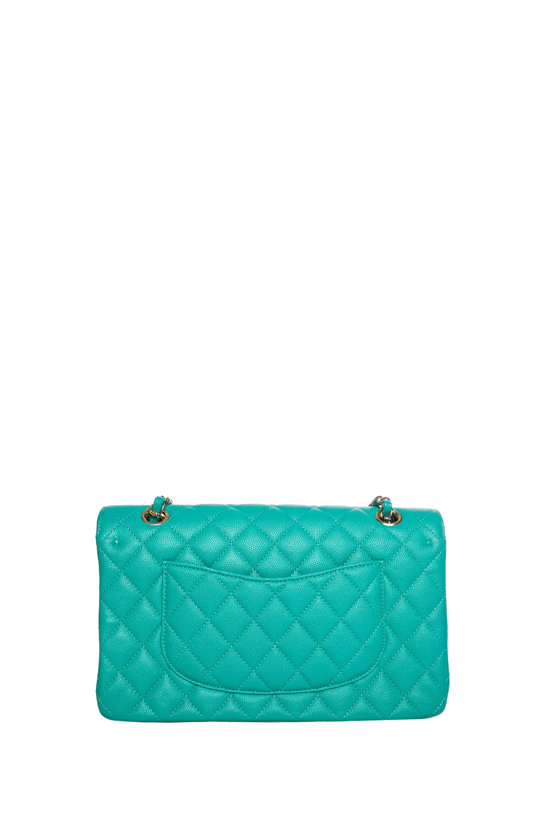 Chanel 2016-2017 Medium Caviar Quilted Classic Double Flap Shoulder Bag