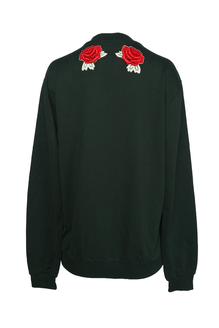 Dolce & Gabbana Size 48 Sacred Heart Embellished Sweatshirt