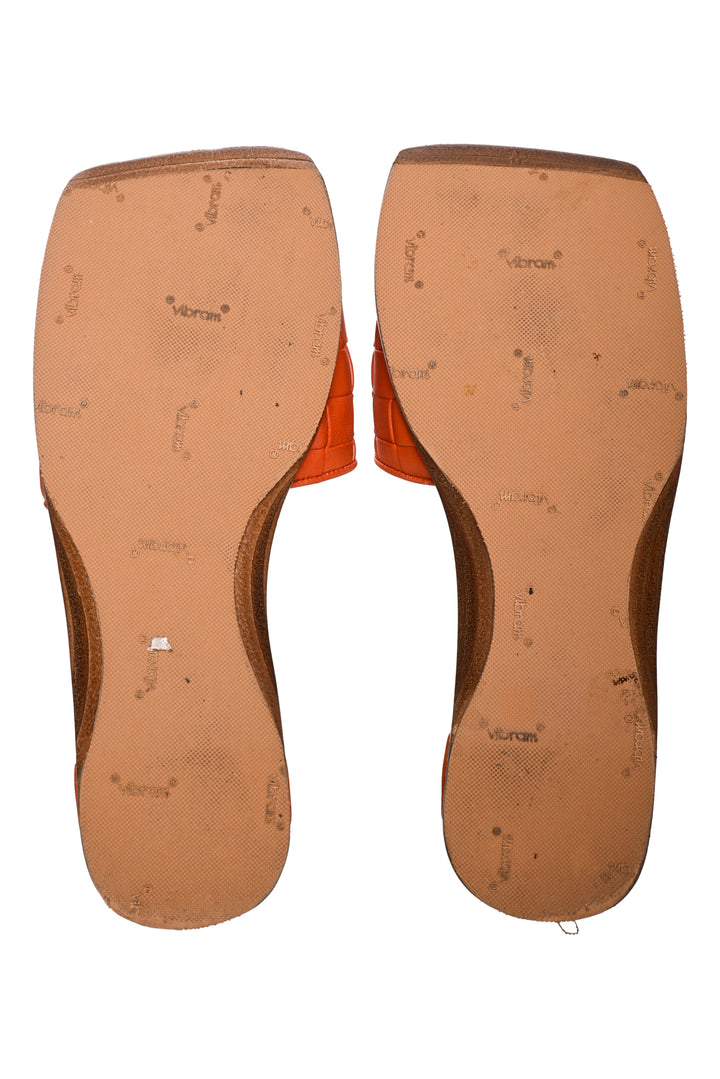 Bottega Veneta Ravello Intrecciato Nappa Slides